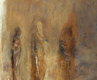 3 Figures On Stage